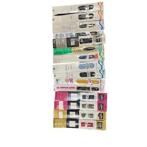 Lot of 89 Vintage Zippers Talon Crown Waddles 60s 70s + See Details New & Used